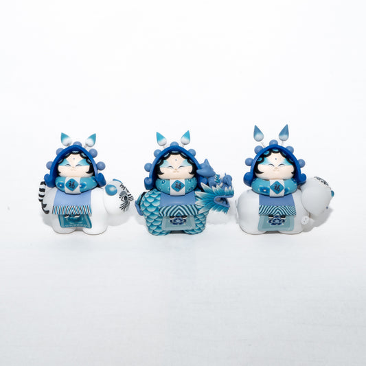 China Blue Mounted Lord Rabbit