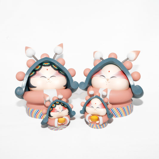 Big Lord Rabbit Dusty Blue-Pink - Single