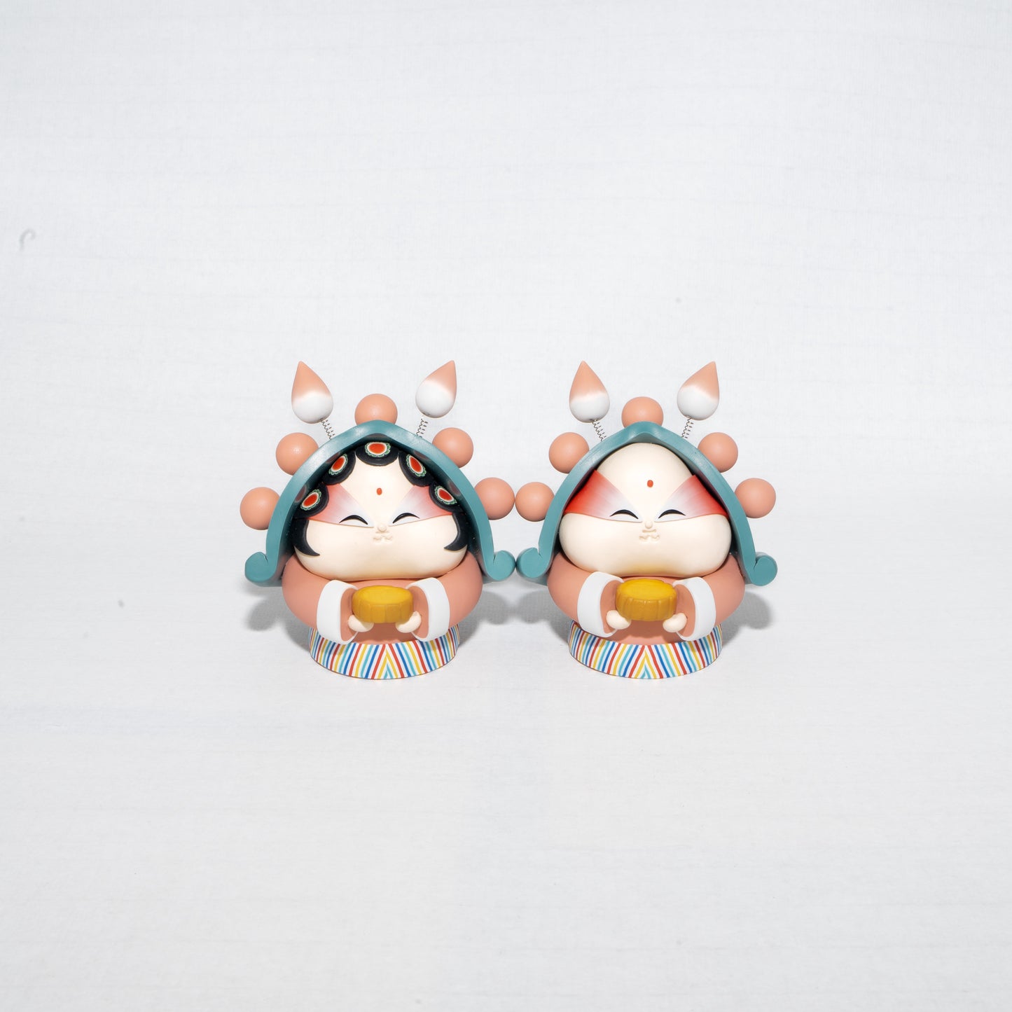 Lord Rabbit Dusty Blue-Pink - Pair