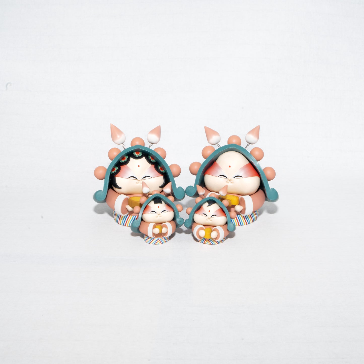 Lord Rabbit Dusty Blue-Pink - Family