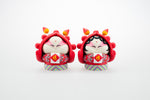 Rabbit God Double Fortune/Happiness (Pair)