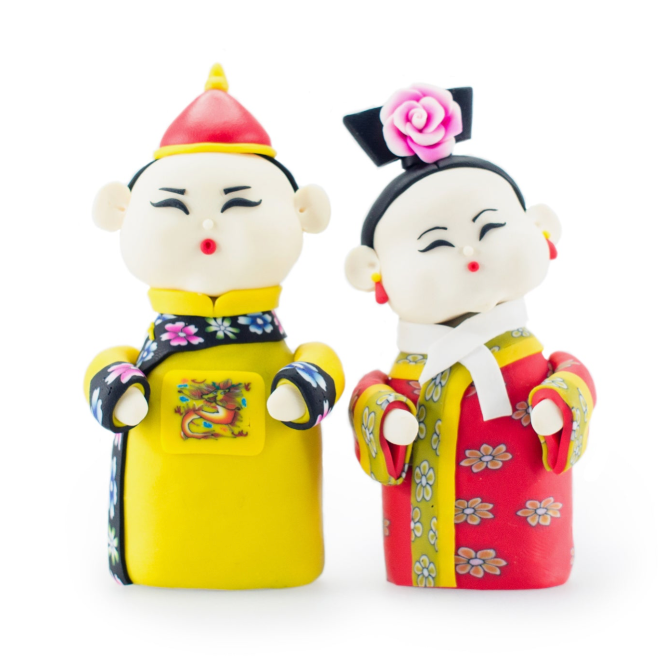 Manchu Prince and Princess (Pair)