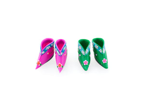Three-inch Golden Lotuses (Pair)