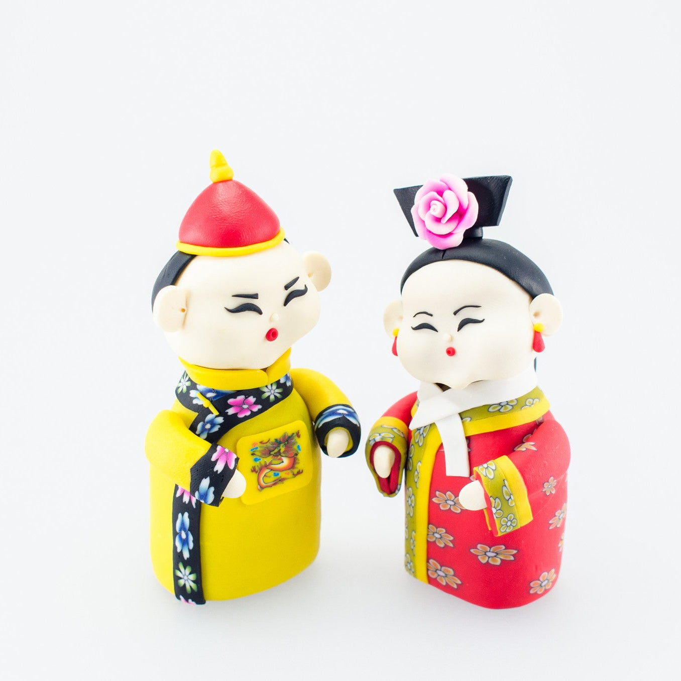 Manchu Prince and Princess (Pair)